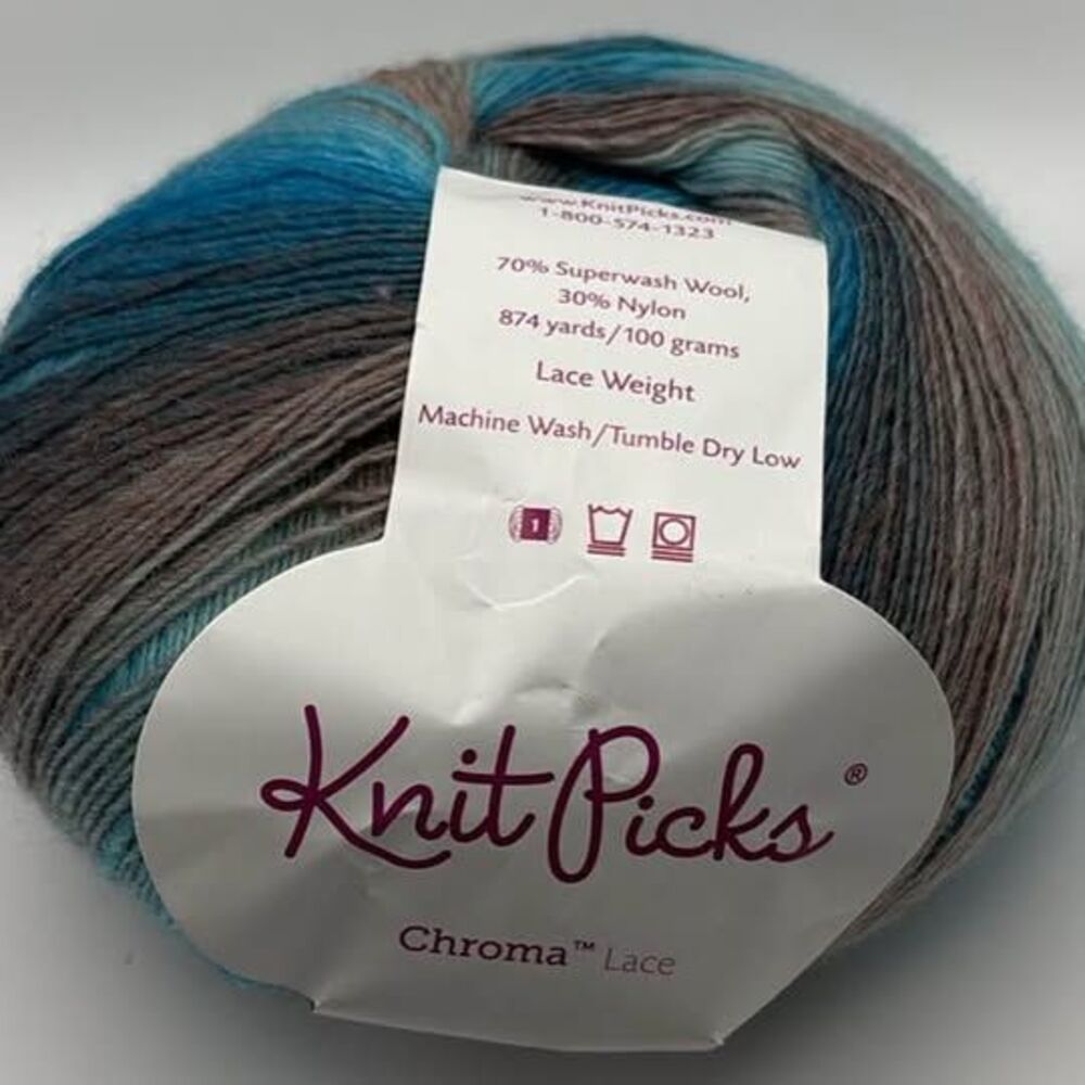 Knit Picks Chroma Lace Yarn - Stormfront - #355